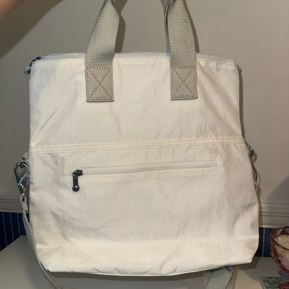 Kipling Cream Backpack Versatile Everyday Bag - image 6